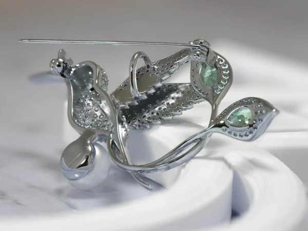 Hummingbird Brooch