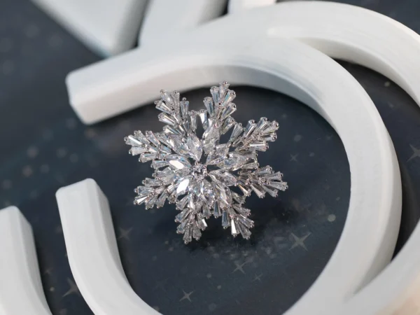 Classic Snowflake Brooch
