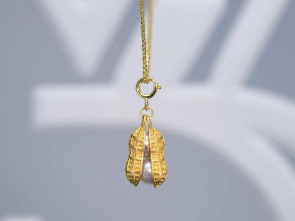Natural Freshwater Pearl Peanut Necklace