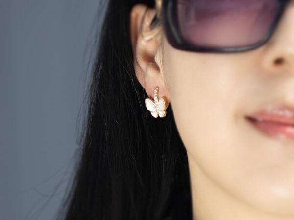 Mother of Pearl Butterfly Earrings